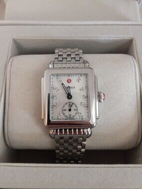 Michele Deco 16 Series Diamond Women's Swiss Quartz Watch